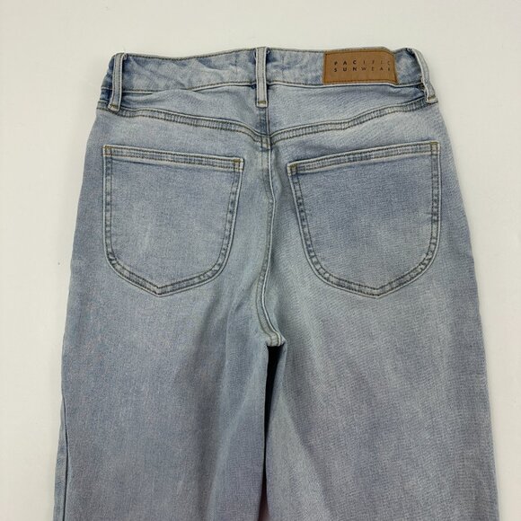 PacSun Curve Straight Women's Size 24 Light Wash Blue Denim Jeans - Picture 5 of 5